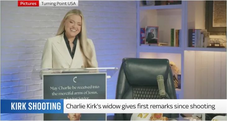 Erika Kirk Crisis Actor outdoes Robbie Parker Sandy Hoaxer